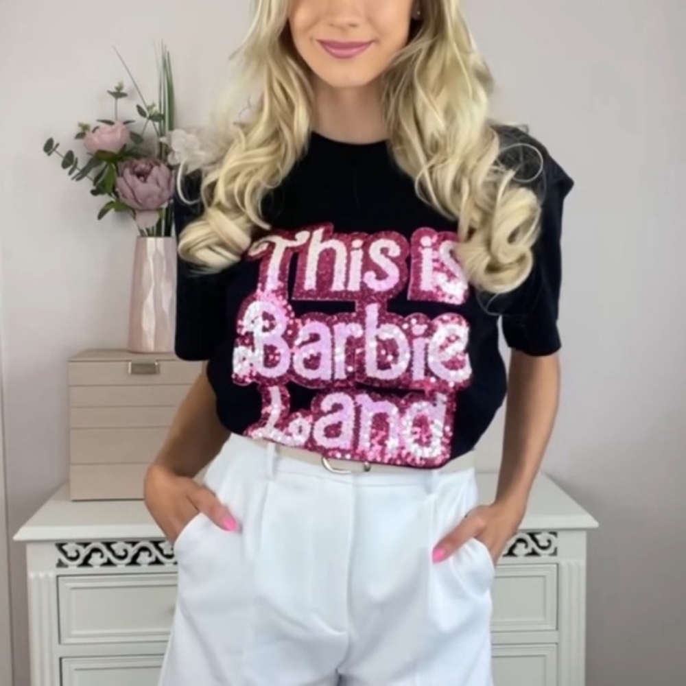 Zara X Barbie This is Barbie land Shirt S